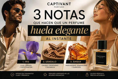 3 notas que hacen que un perfume huela elegante al instante