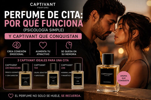 Perfume de cita: por qué funciona (psicología simple) y Captivant que conquistan