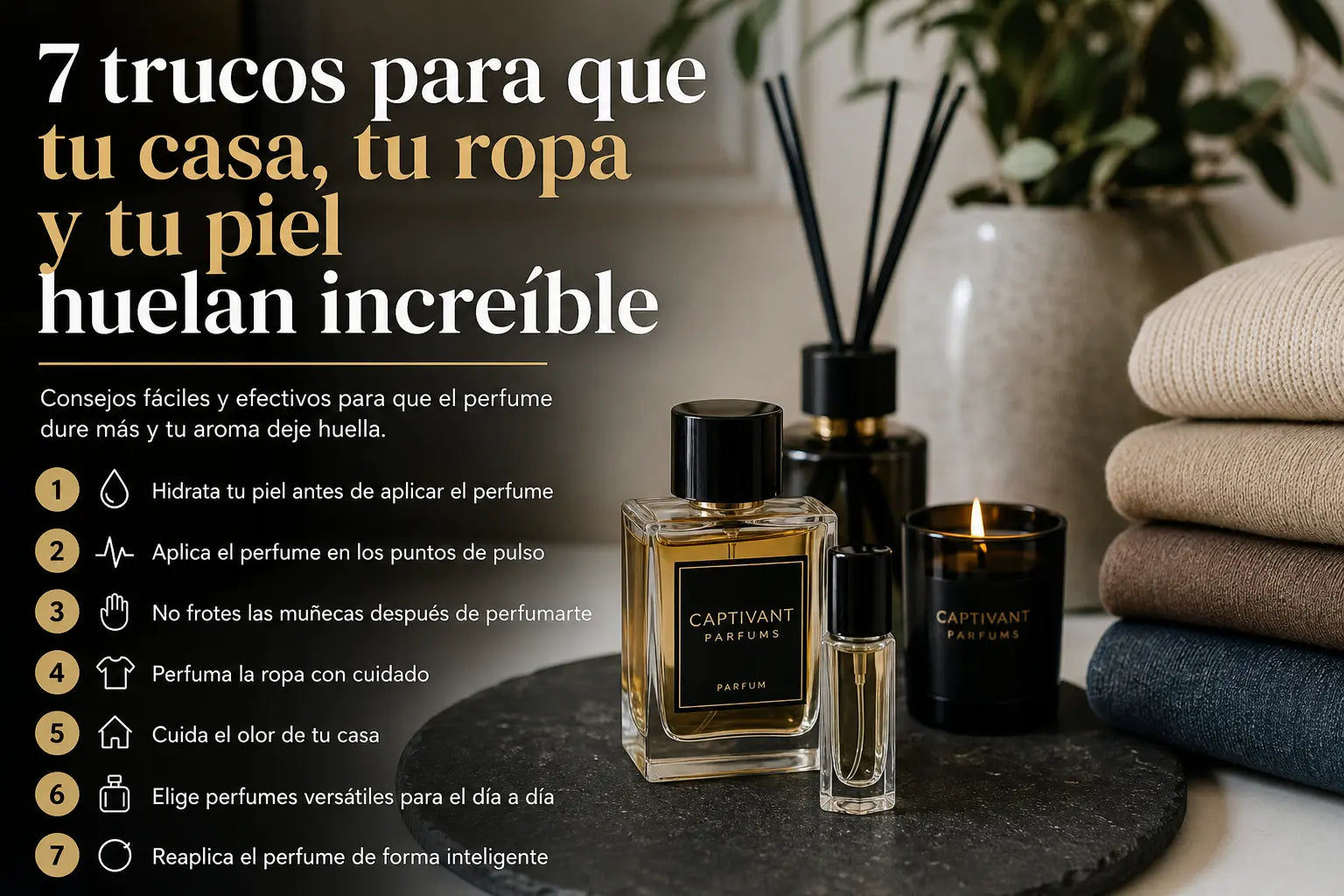 7 trucos para que tu casa, tu ropa y tu piel huelan increíble