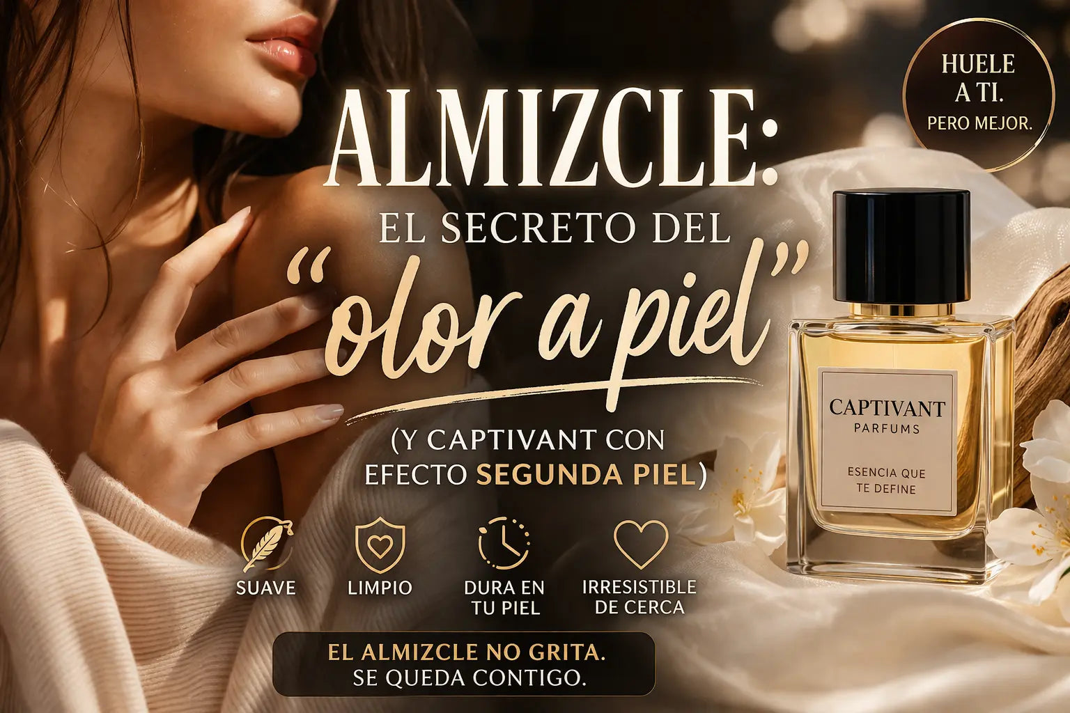 Almizcle: el secreto del “olor a piel” (y Captivant con efecto segunda piel)