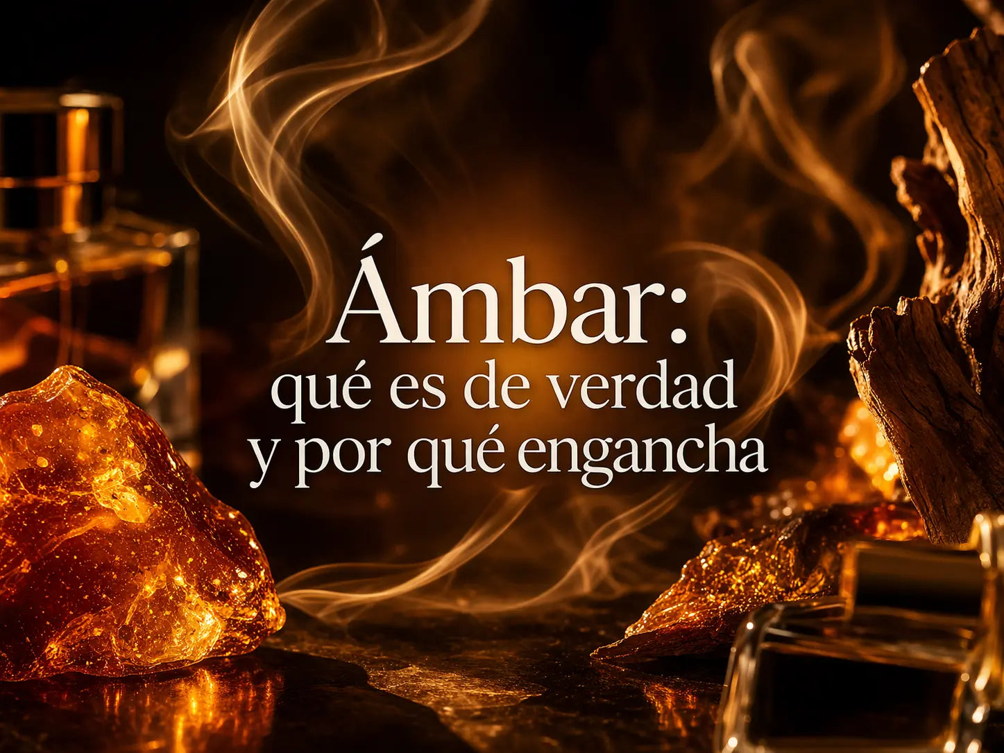Ámbar en perfumería: qué es realmente y por qué engancha tanto | Captivant Parfums