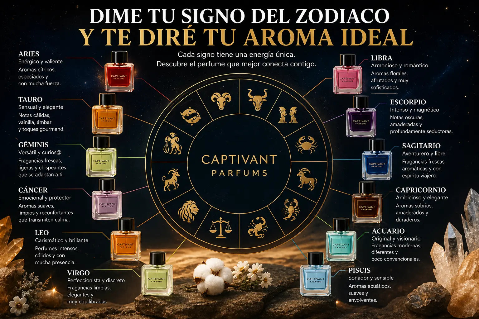 Dime tu signo del zodiaco y te diré tu aroma ideal