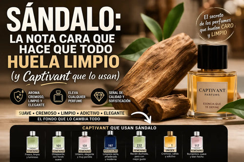 Sándalo: la nota cara que hace que todo huela limpio (y Captivant que lo usan)