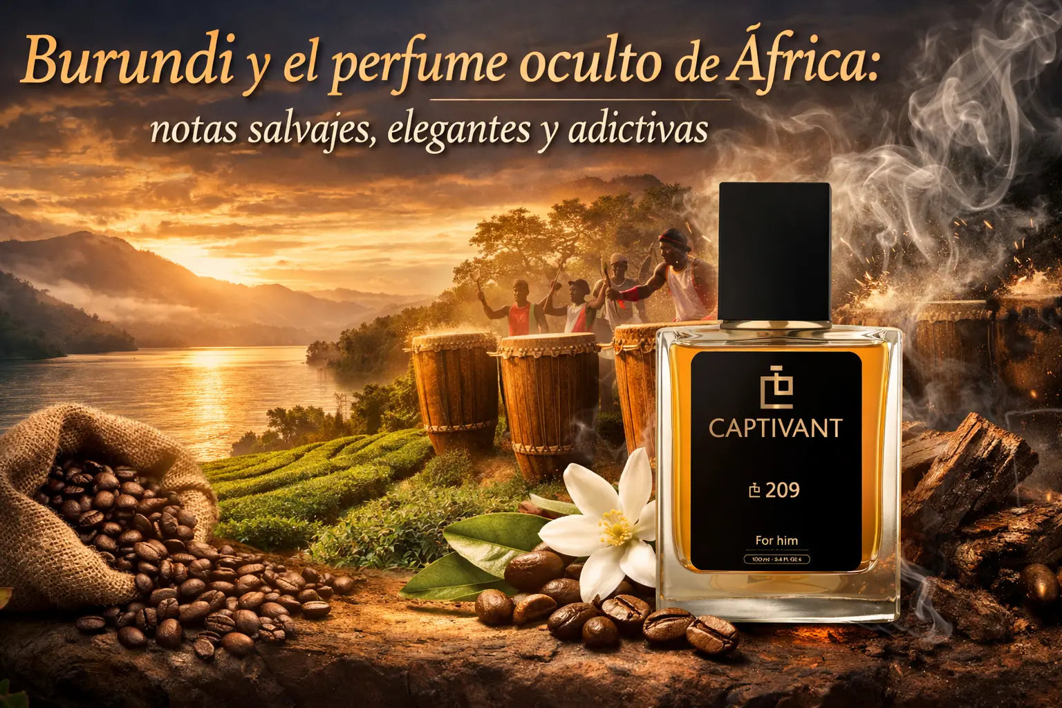 Perfumes del mundo: Burundi y el perfume oculto de África, notas salvajes, elegantes y adictivas