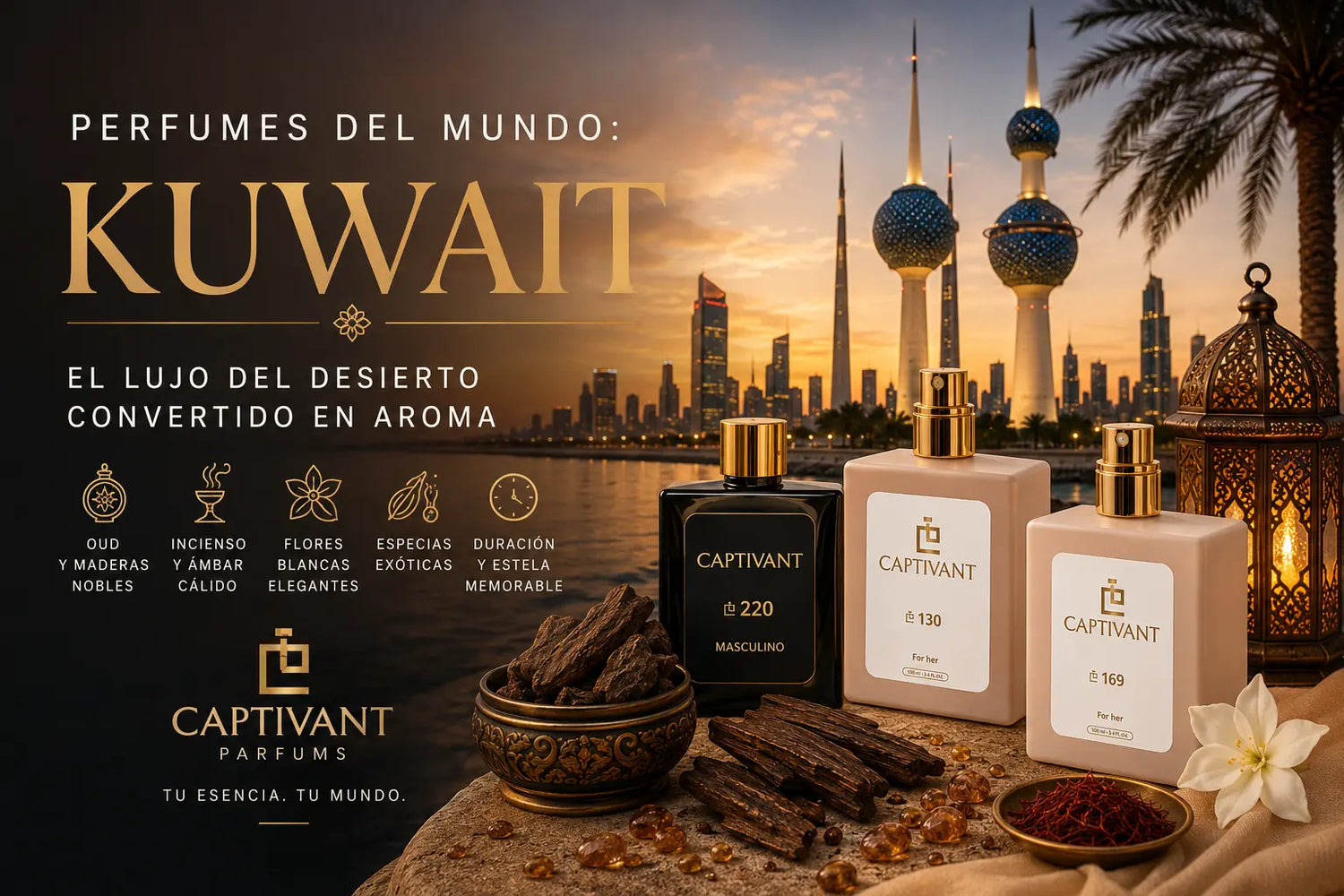 Perfumes del mundo: Kuwait, el lujo del desierto convertido en aroma