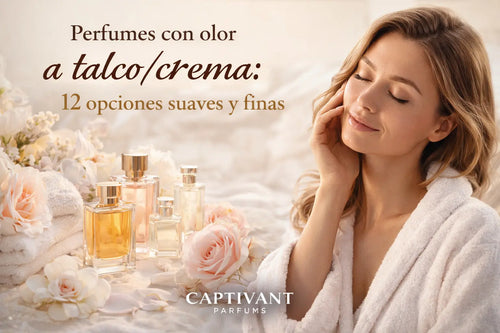 Perfumes con olor a talco