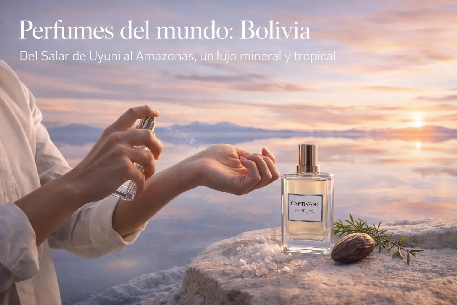 Perfumes del mundo: Bolivia — del Salar de Uyuni al Amazonas, un lujo mineral y tropical Perfumes de Equivalencia Captivant Parfums