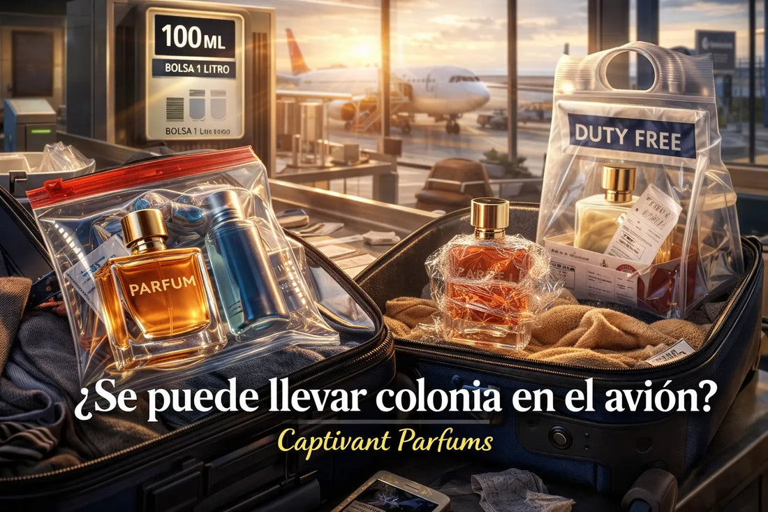 ¿Se puede llevar colonia en el avión?
