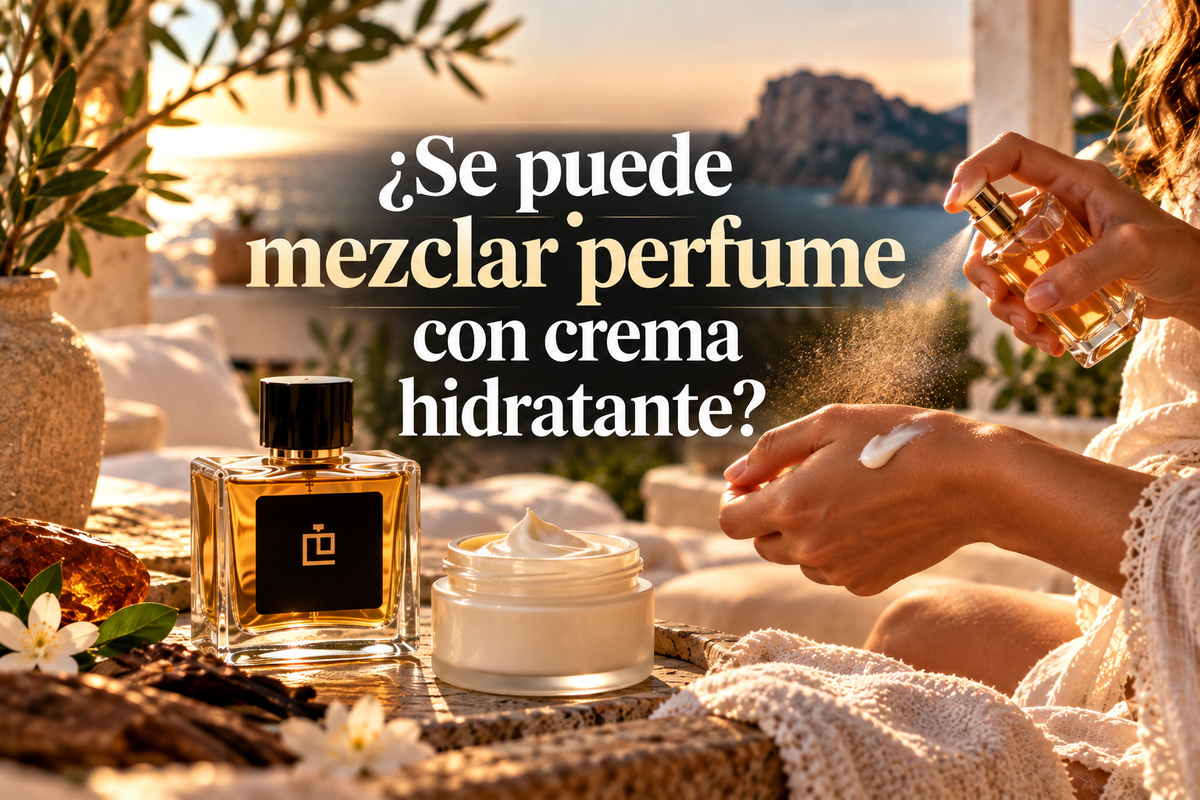 Se puede mezclar perfume con crema hidratante