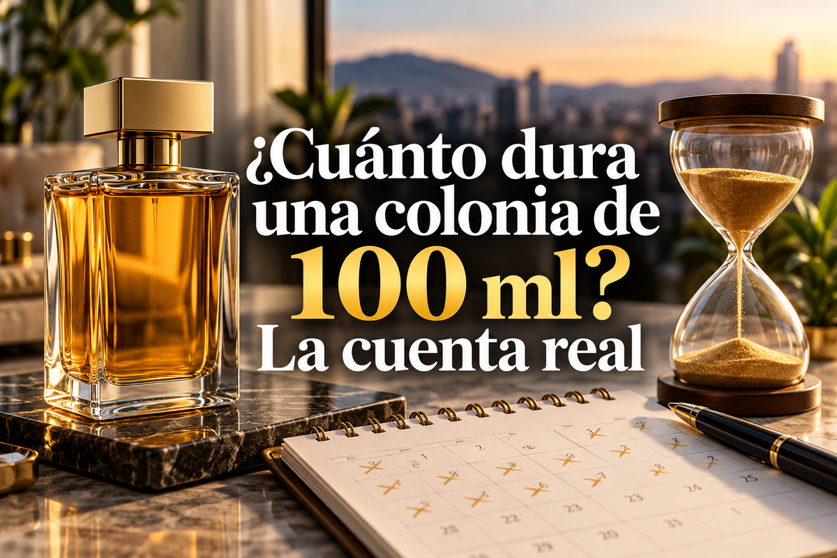 ¿Cuánto dura una colonia de 100 ml? La cuenta real