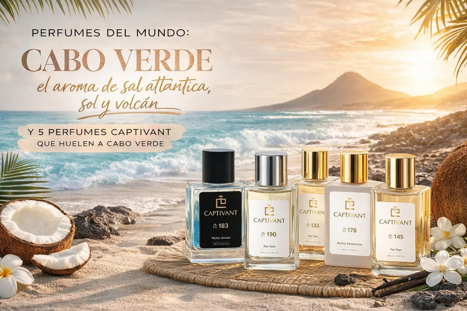 Perfumes del mundo: Cabo Verde, el aroma de sal atlántica, sol y volcán