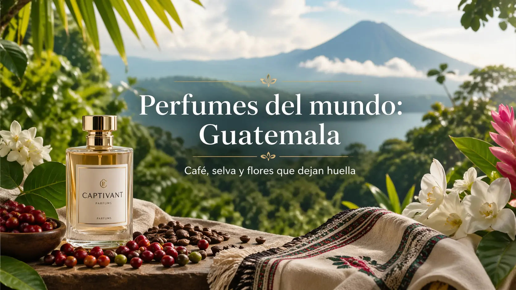 Perfumes del mundo: Guatemala, café, selva y flores que dejan huellav