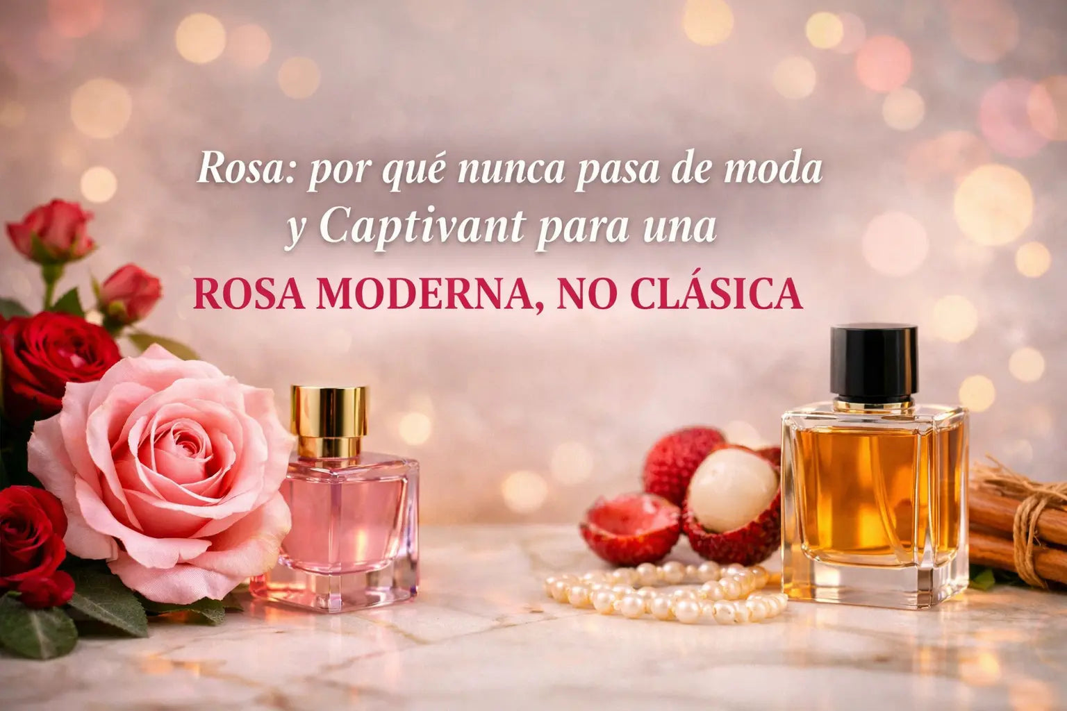 Rosa: por qué nunca pasa de moda y los Captivant para una rosa moderna, no clásica